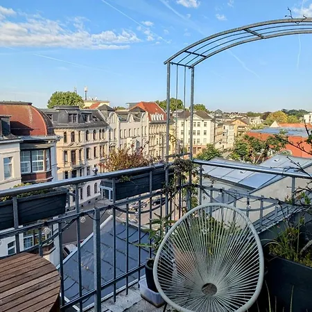 Großzügige Maisonette über Dem Leipziger Zentrum Apartment *