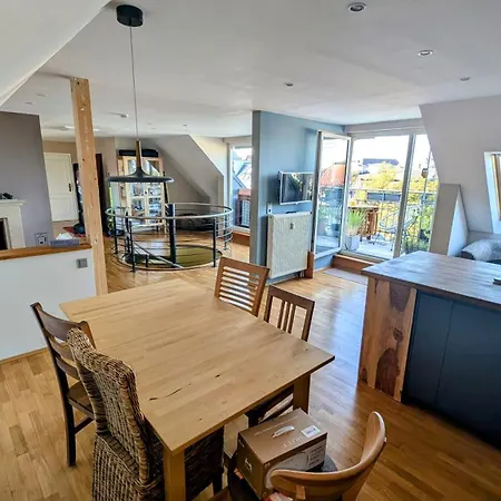 Großzügige Maisonette über Dem Leipziger Zentrum Apartment Leipzig